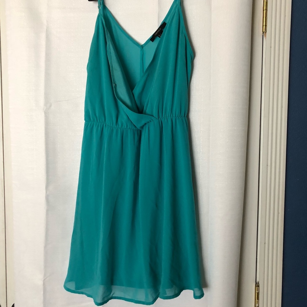 Teal summer dress